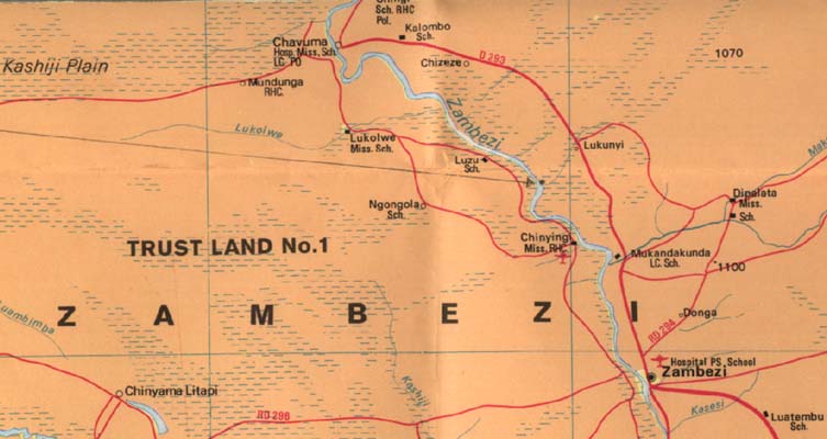 Zambezi map